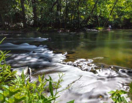 View of the Mohican River in Summer, Mohican State Park, Ohio