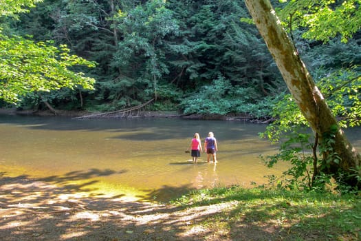 Mohican River in Summer, Mohican State Park, Ohio