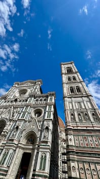 Cathedral of Santa Maria del Fiore in Florence, Cathedral of Saint Mary with a flower. High quality photo