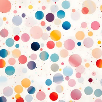 Elegant and modern. Colorful confetti as abstract background, wallpaper, banner, texture design with pattern - vector. White background.
