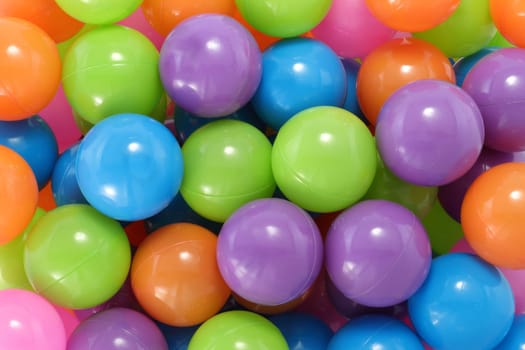 Multi coloured balls for children toy