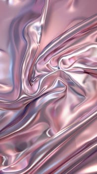 This close up view showcases the reflective surface of a shiny material, revealing intricate details and patterns. The light bounces off the material, creating a mesmerizing play of highlights and shadows.