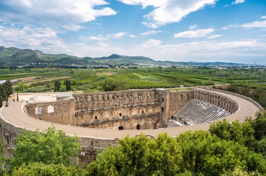 Roman amphitheater of Aspendos, Belkiz - Antalya, Turkey