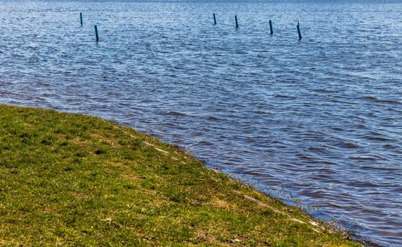 Landscape shot of the lake