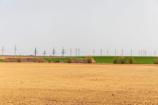 Shot of the agricultural field