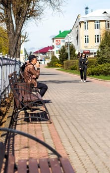 Brest, Belarus - 03.03.2024 - Streets of the city