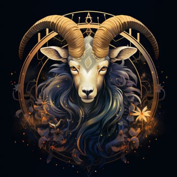 Signs of the zodiac: Zodiac sign Capricorn. Capricorn is a goat.