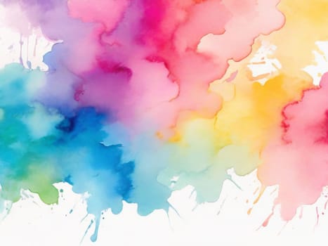 Abstract colorful watercolor background.