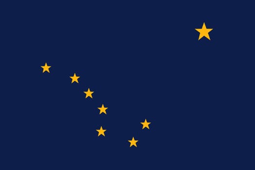 An Alaska State Flag background illustration