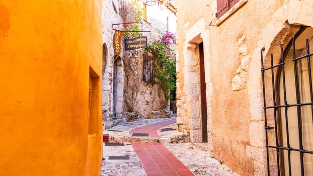 Eze village, medieval village in Provence, French Riviera