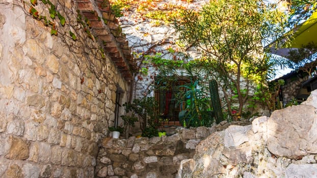 Eze village, medieval village in Provence, French Riviera