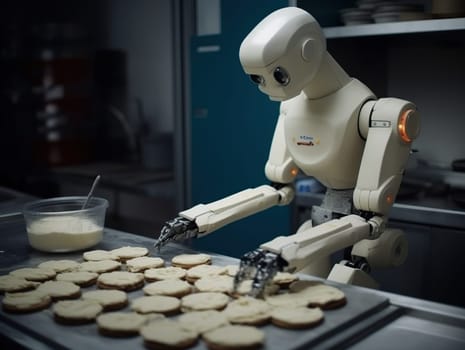 Advanced Tech Robot Bakes Pastries In Modern Kitchen