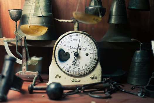 Antique scales. Family heirloom from the Middle East. High quality photo