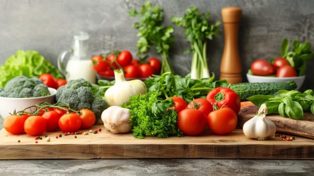 A variety of a table with various vegetables on it