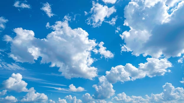 A group of people are sitting on a beach under some clouds