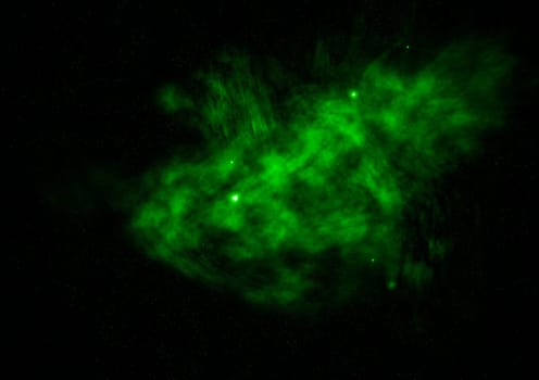 Small part of an infinite star field of space in the Universe. Elements of this image furnished by NASA . 3D rendering