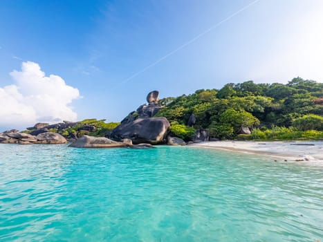 View of Similan island in Phang Nga, Thailand, south east asia