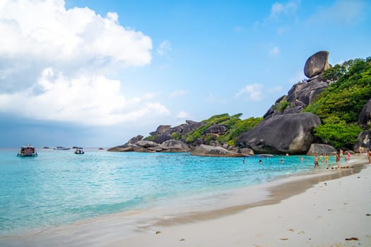 View of Similan island in Phang Nga, Thailand, south east asia