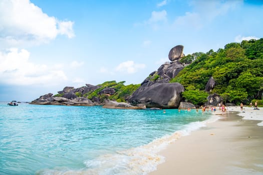 View of Similan island in Phang Nga, Thailand, south east asia