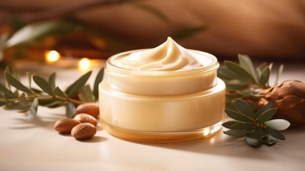 Natural organic cosmetics. Cream with extract of Argan oil AI