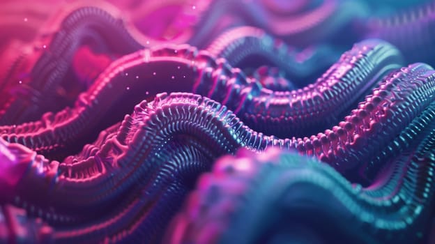 A close up of a colorful abstract background with some purple and blue lines