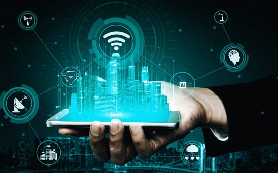5G Communication Technology Wireless Internet Network for Global Business Growth, Social Media, Digital E-commerce and Entertainment Home Use. uds