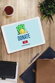 Online donation platform offer modish money sending system for people to transfer on the internet