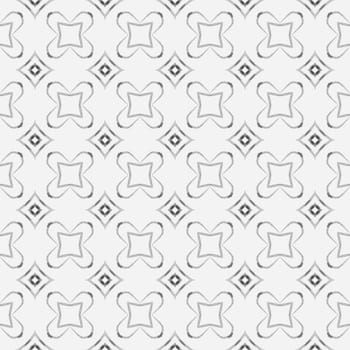 Textile ready positive print, swimwear fabric, wallpaper, wrapping. Black and white artistic boho chic summer design. Hand drawn green mosaic seamless border. Mosaic seamless pattern.