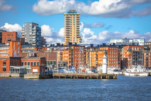 City of Gothenburg waterfront view, Vastra Gotaland County of Sweden