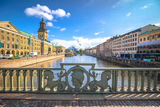 City of Gothenburg street architecture view, Vastra Gotaland County of Sweden