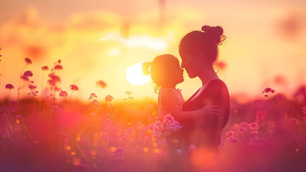 A couple, dressed casually, stands side by side in a vast field. The grass is green, and the sky is clear. They appear relaxed and content, taking in the open space around them.