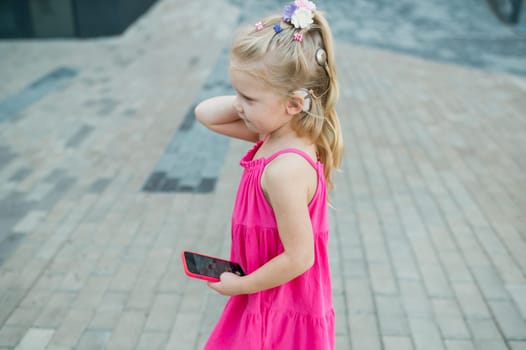 Child head with cochlear implant hearing aid. Hearing aid and medicine innovating technology and diversity concept