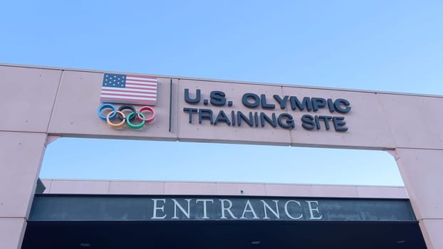 Colorado Springs, Colorado, USA-March 23, 2024- This image captures the vibrant atmosphere of an Olympic training site for figure skaters in Colorado Springs, showcasing the dedication and passion of young athletes honing their skills.