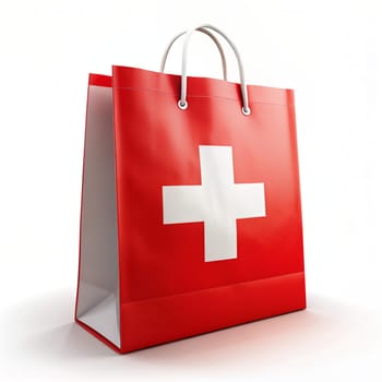 switzerland flag shopping bag white background switzerland flag, shopping bag,