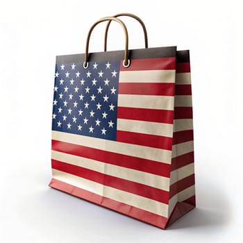 USA American Flag Illustration, Patriotic Symbol for Independence Day Celebrations and National Pride, Stylish Electric Blue Shoulder Bag Featuring American Flag Pattern and Star Design, Fashion Accessories for Patriotic Statements and Trendy Outings, Vibrant Carry-On Bags