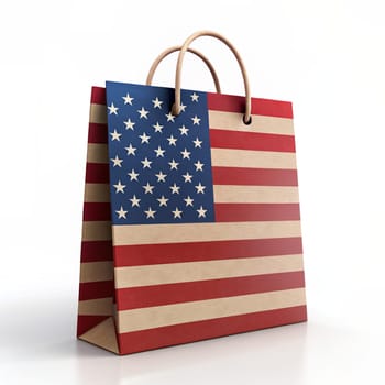 USA American Flag Illustration, Patriotic Symbol for Independence Day Celebrations and National Pride, Stylish Electric Blue Shoulder Bag Featuring American Flag Pattern and Star Design, Fashion Accessories for Patriotic Statements and Trendy Outings, Vibrant Carry-On Bags