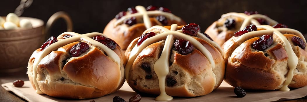 A close up of a table with a variety of pastries, including some with nuts on top