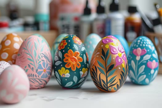 easter eggs day, DIY craft kit for painted eggs on Sun, Mar 31, 2024