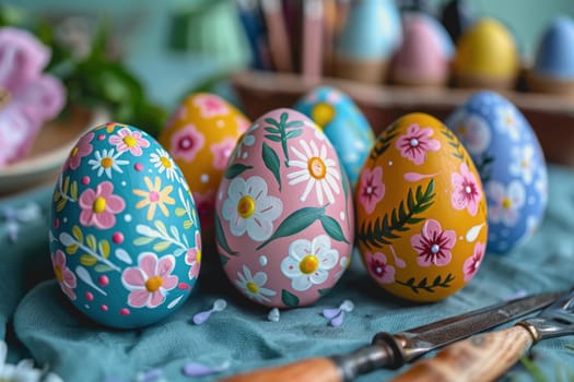 easter eggs day, DIY craft kit for painted eggs on Sun, Mar 31, 2024