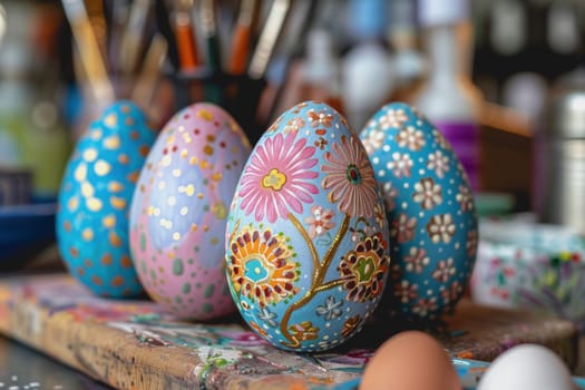 easter eggs day, DIY craft kit for painted eggs on Sun, Mar 31, 2024