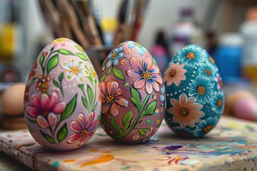 easter eggs day, DIY craft kit for painted eggs on Sun, Mar 31, 2024