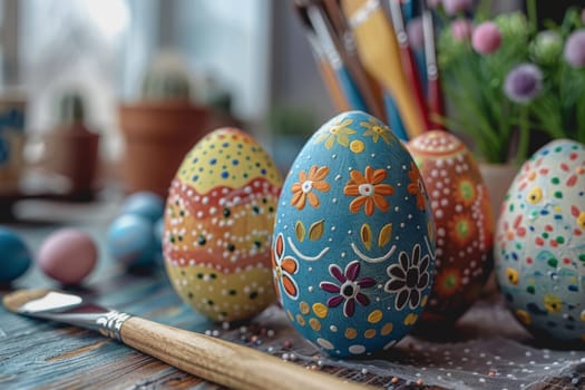 easter eggs day, DIY craft kit for painted eggs on Sun, Mar 31, 2024