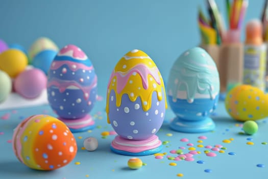 easter eggs day, DIY craft kit for painted eggs on Sun, Mar 31, 2024