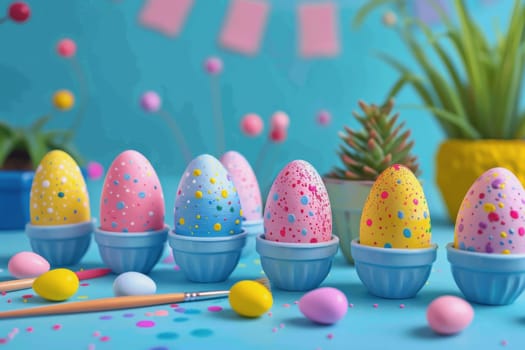 easter eggs day, DIY craft kit for painted eggs on Sun, Mar 31, 2024