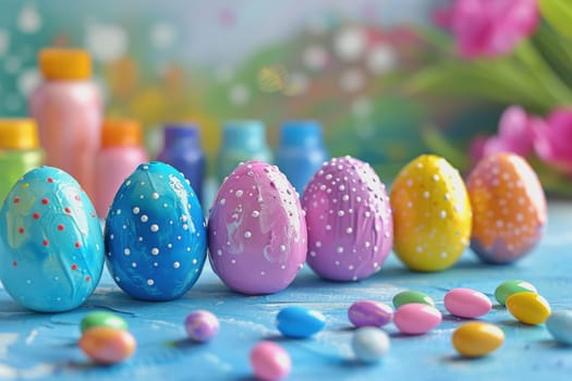 easter eggs day, DIY craft kit for painted eggs on Sun, Mar 31, 2024