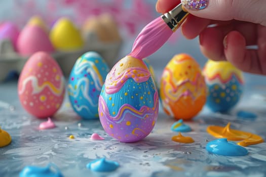 easter eggs day, DIY craft kit for painted eggs on Sun, Mar 31, 2024