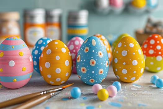 easter eggs day, DIY craft kit for painted eggs on Sun, Mar 31, 2024