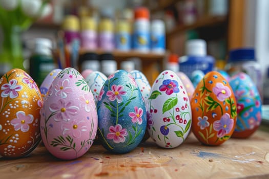 easter eggs day, DIY craft kit for painted eggs on Sun, Mar 31, 2024