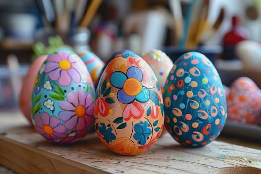 easter eggs day, DIY craft kit for painted eggs on Sun, Mar 31, 2024