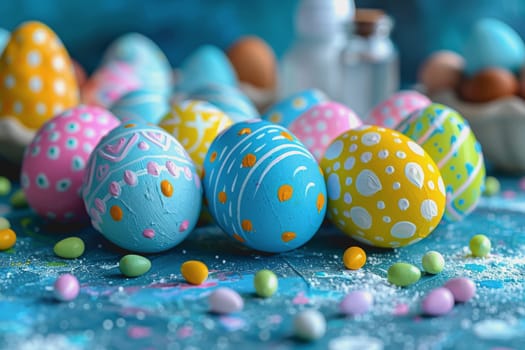 easter eggs day, DIY craft kit for painted eggs on Sun, Mar 31, 2024